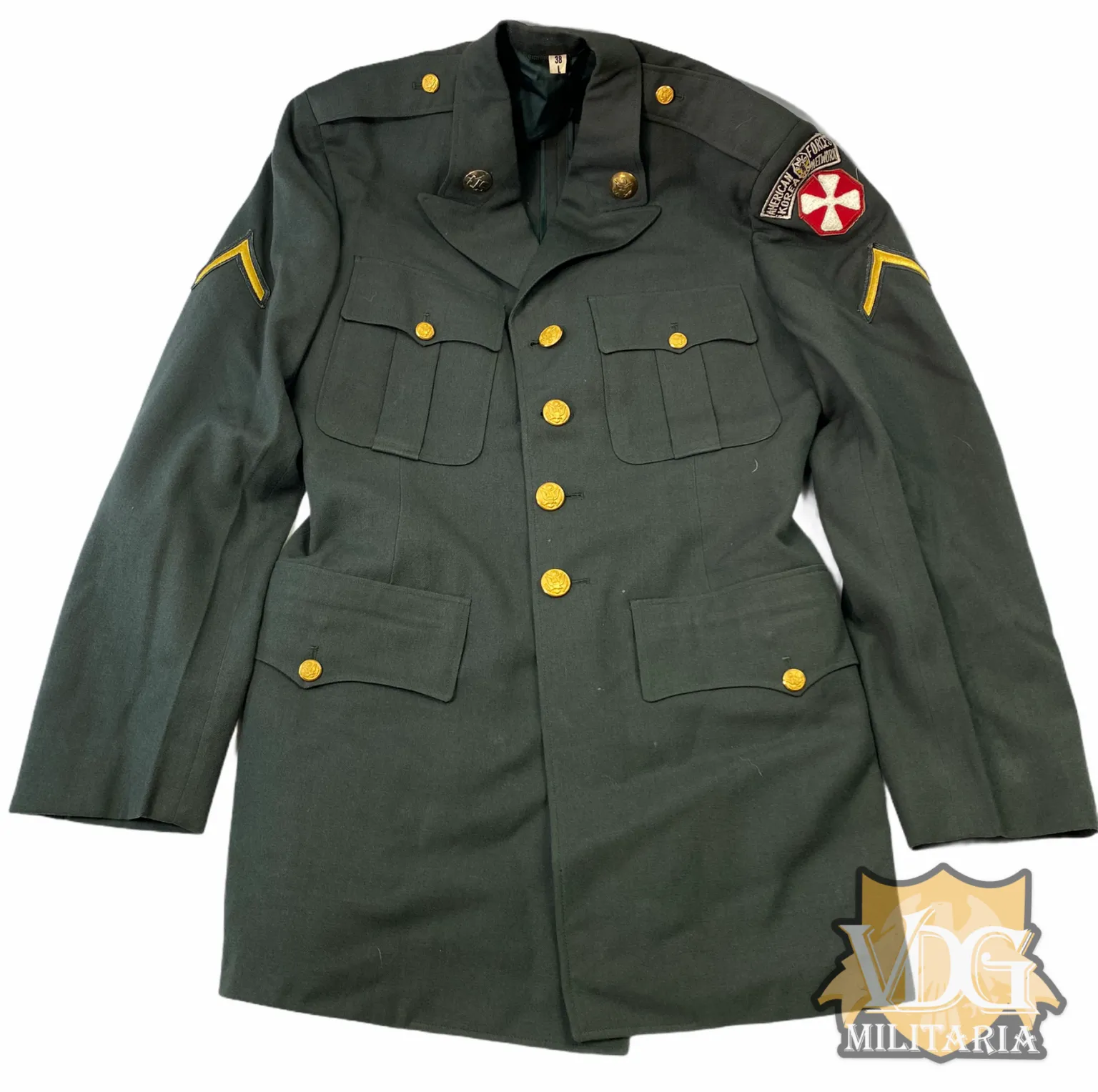 Korean War Era US 8th Army American Forces Korea Network Class A PVT 