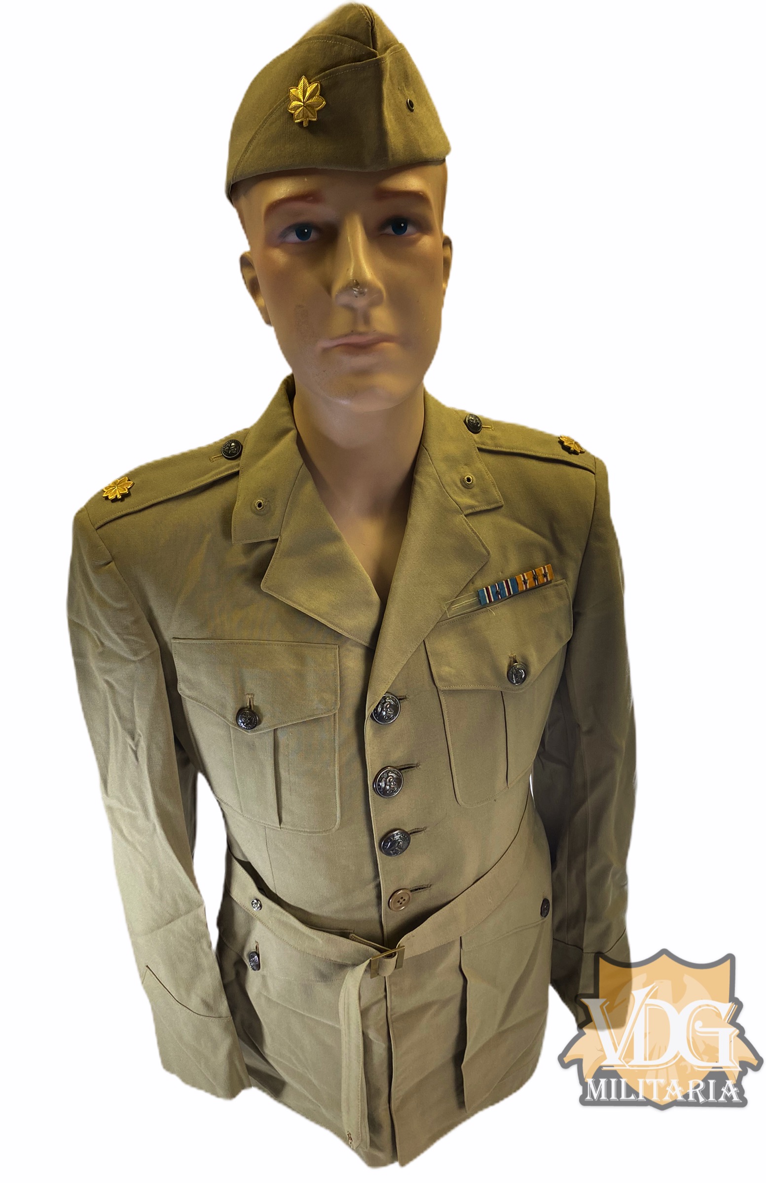 WW2 Era USMC Officers Khaki Uniform Group | VDG Militaria