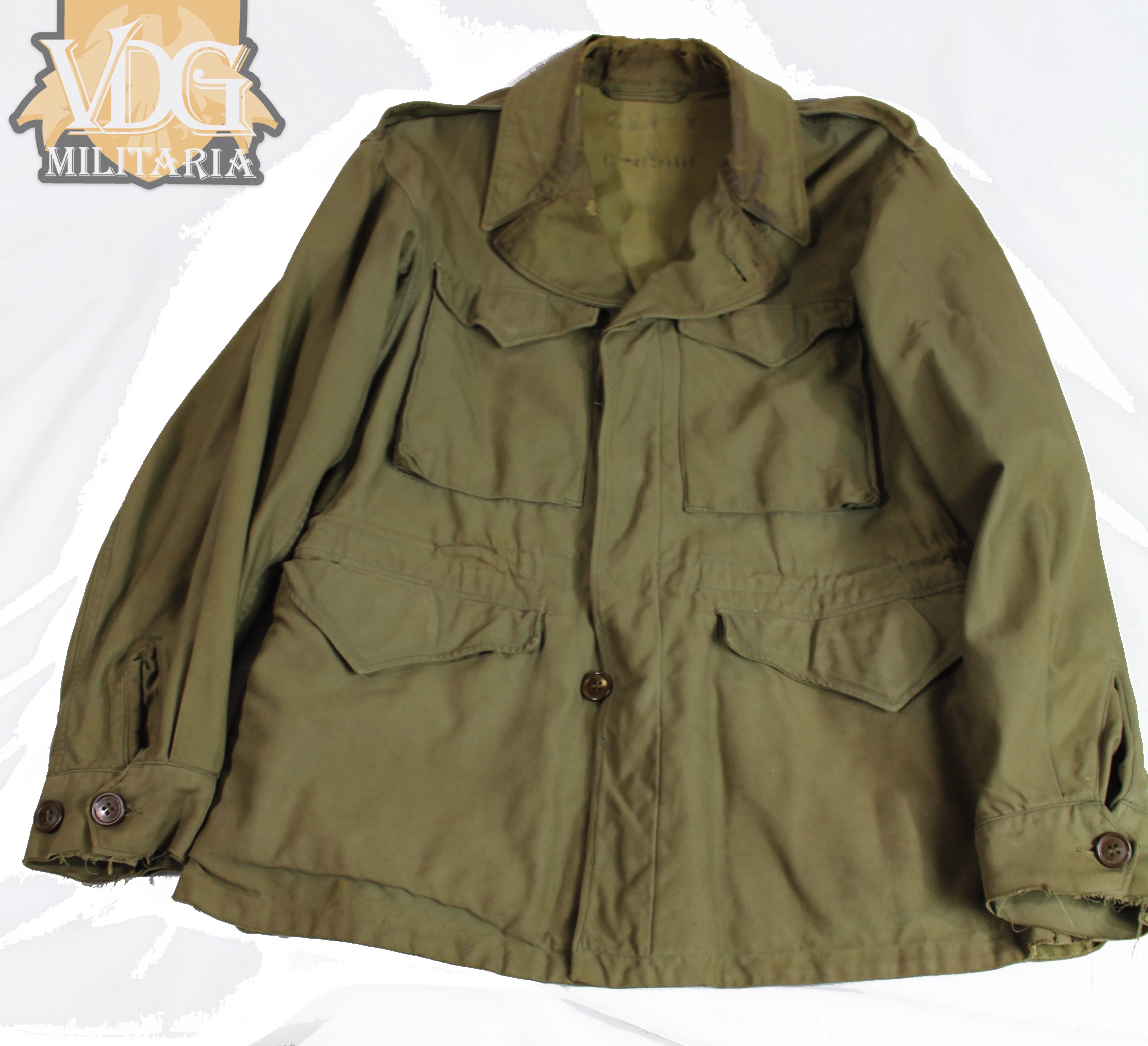 WW2 US M43 Field Jacket-Named and Numbered | VDG Militaria