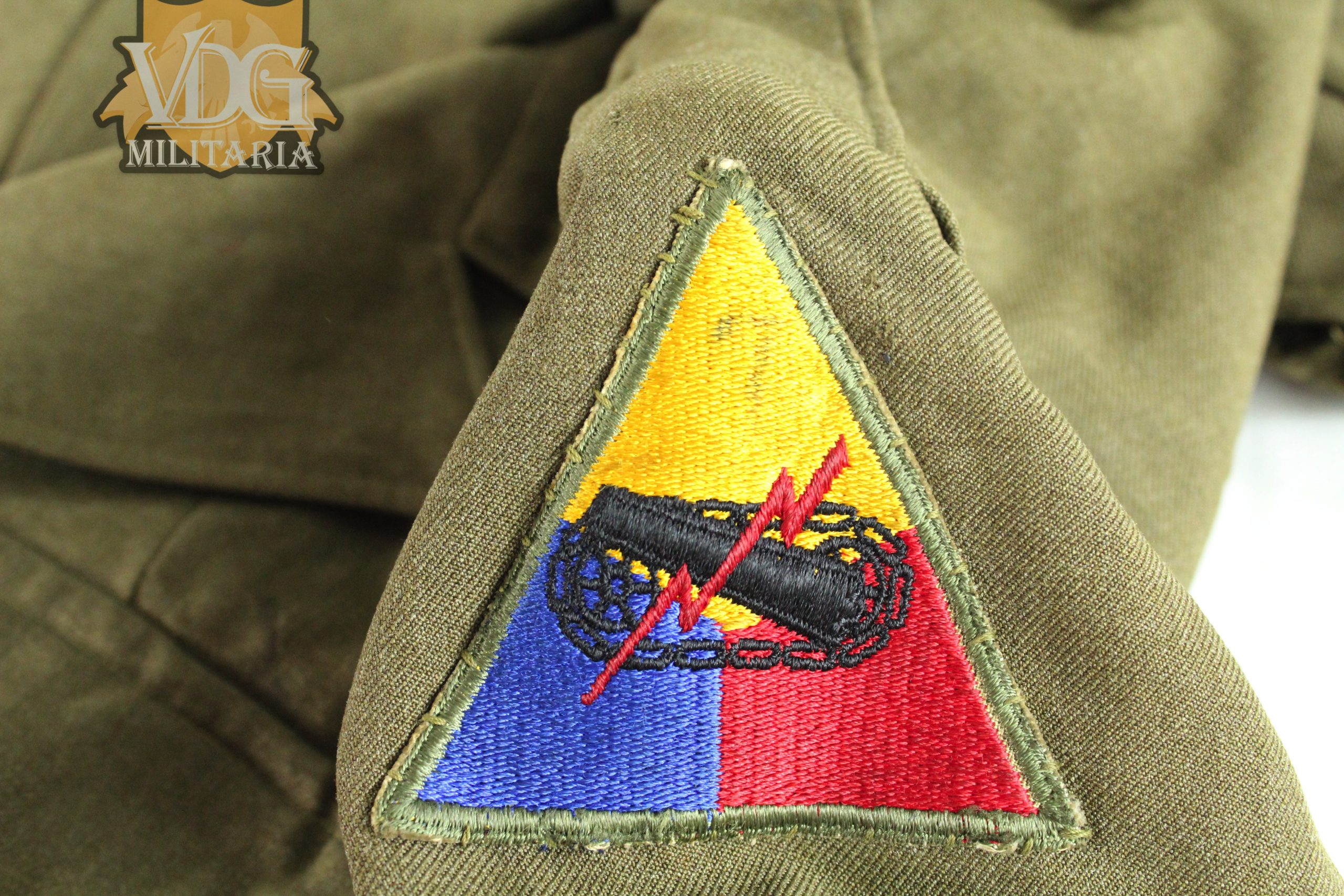 ww2 jacket army ike 7th armored 39r sgt division tunic