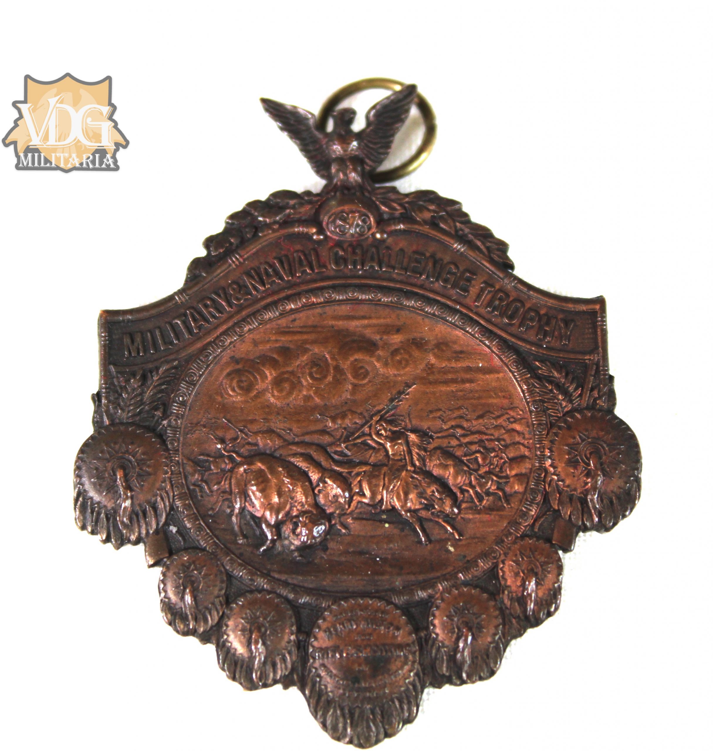 US Military & Naval Challenge Trophy-B.B.& B. CO. Bronze Medal | VDG ...