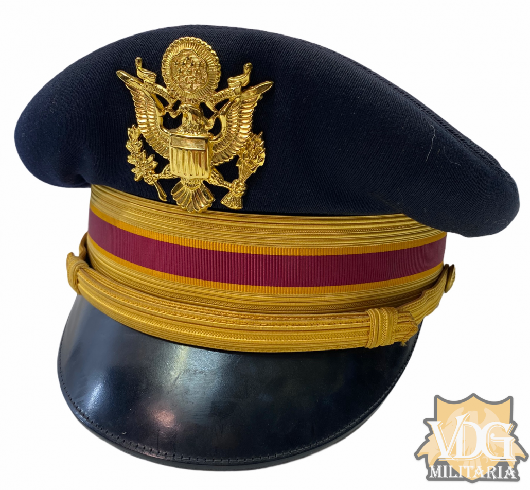 US Army Artillery Officers Dress Visor Cap Size 6 3/4-Made by Berkshire  DeLuxe | VDG Militaria