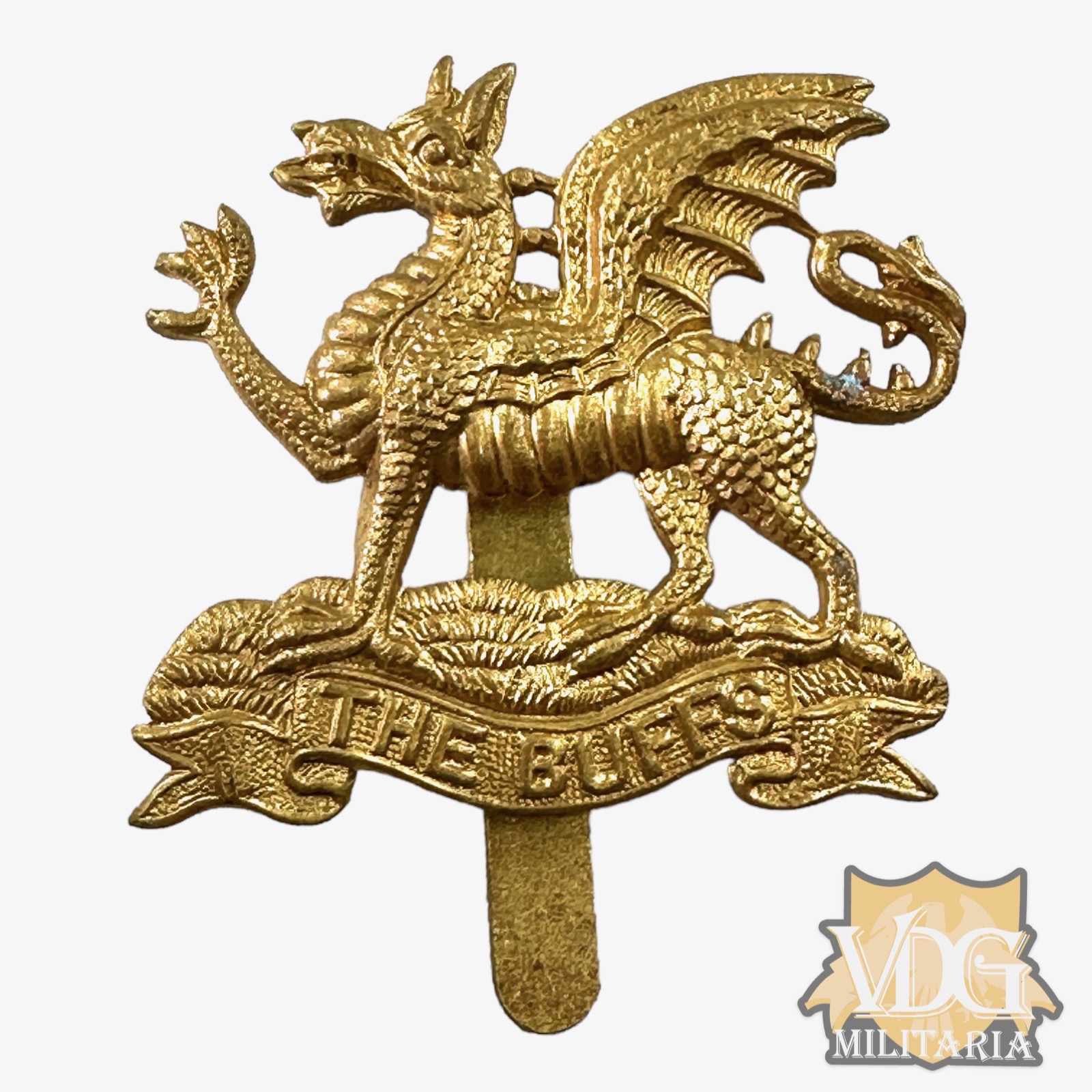 WW2 British Army The Buffs Royal East Kent Regiment Cap Badge | VDG ...