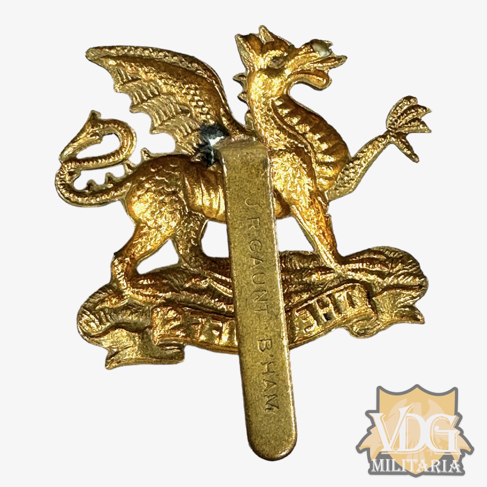 WW2 British Army The Buffs Royal East Kent Regiment Cap Badge-J.R ...