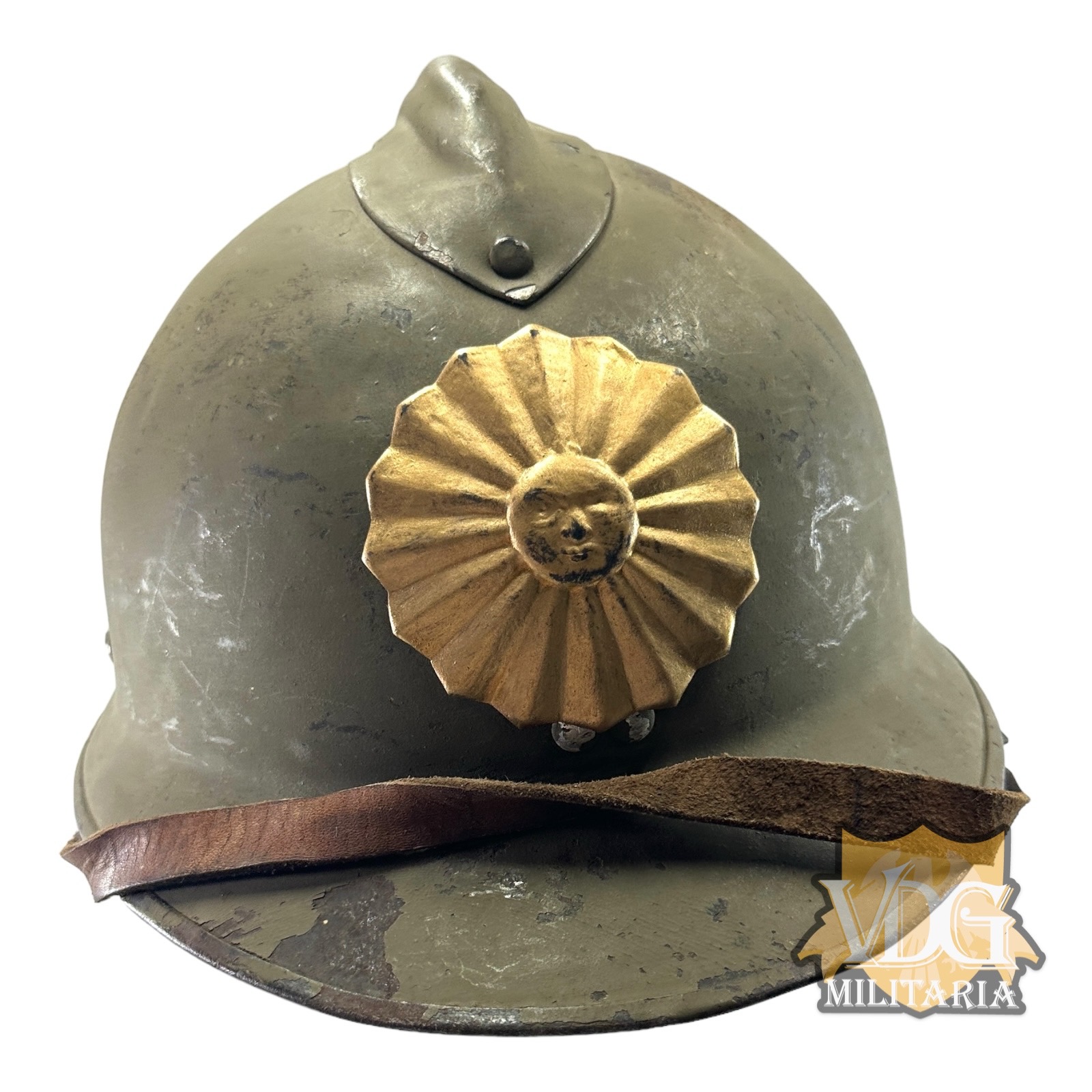 WW2 Era Peruvian Army M34 Helmet Complete with liner, chinstrap and ...